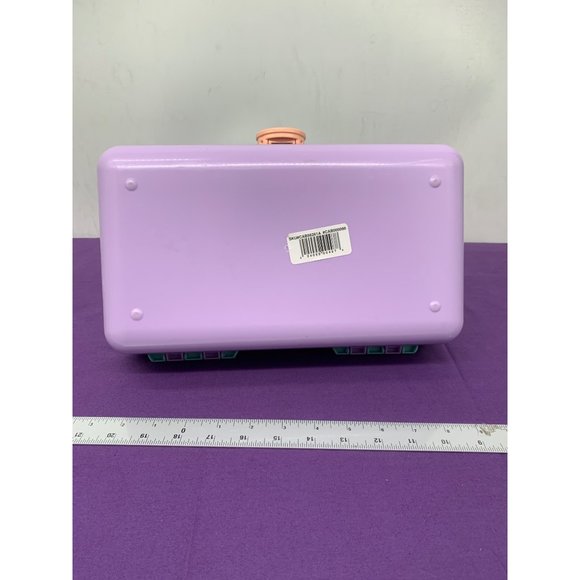 Caboodles Pastel Models 5626 mold 4508 Made in the USA, Retro Travel Make-up Cas - Picture 12 of 14